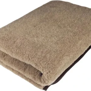 Brown Merino Wool Blanket – Cozy Warmth