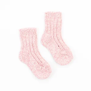 Children’s Light Pink Merino Socks – Soft Natural Comfort