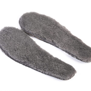 Gray Sheepskin Shoe Inserts – Natural Warmth