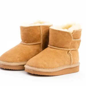Beige Kids’ Slippers – Cozy Indoor Warmth