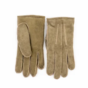 Olive Leather Gloves – Subtle Everyday Elegance