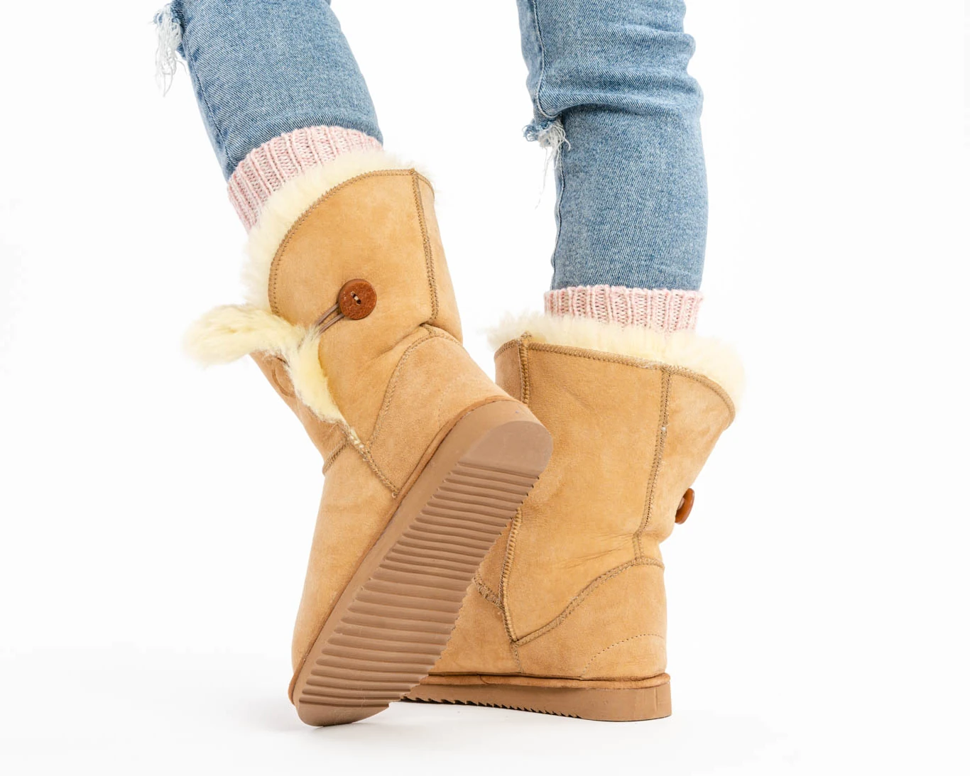 Insulated Leather Snow Boots – Durable Winter Protection - Image 2