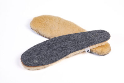 Light Beige Sheepskin Shoe Inserts – Comfort Fit - Image 2