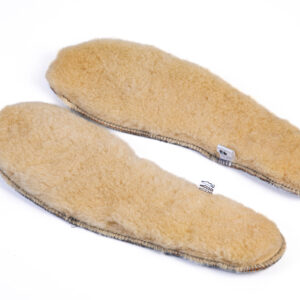 Light Beige Sheepskin Shoe Inserts – Comfort Fit