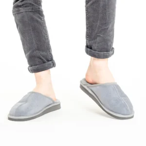 Gray Men’s House Slippers – Everyday Indoor Comfort