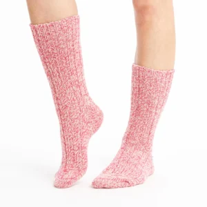 Dark Pink Merino Wool Socks – Cheerful Everyday Warmth