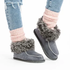 Sheepskin Slippers – natural wool – warm everyday comfort