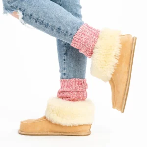 Insulated Sheepskin Slippers – Deep Winter Warmth