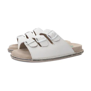 White Leather Sandals – Fresh Style