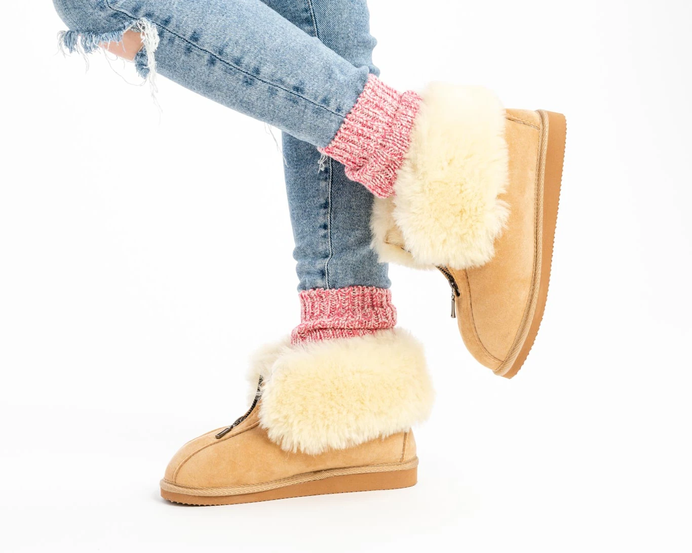 Zip-Up House Slippers – Practical Everyday Warmth - Image 3