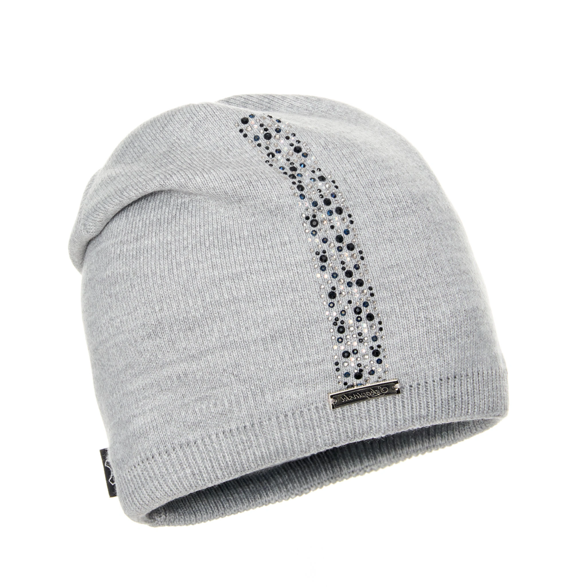 Gray Wool Beanie and Snood Set – Winter Knit Duo - Image 2