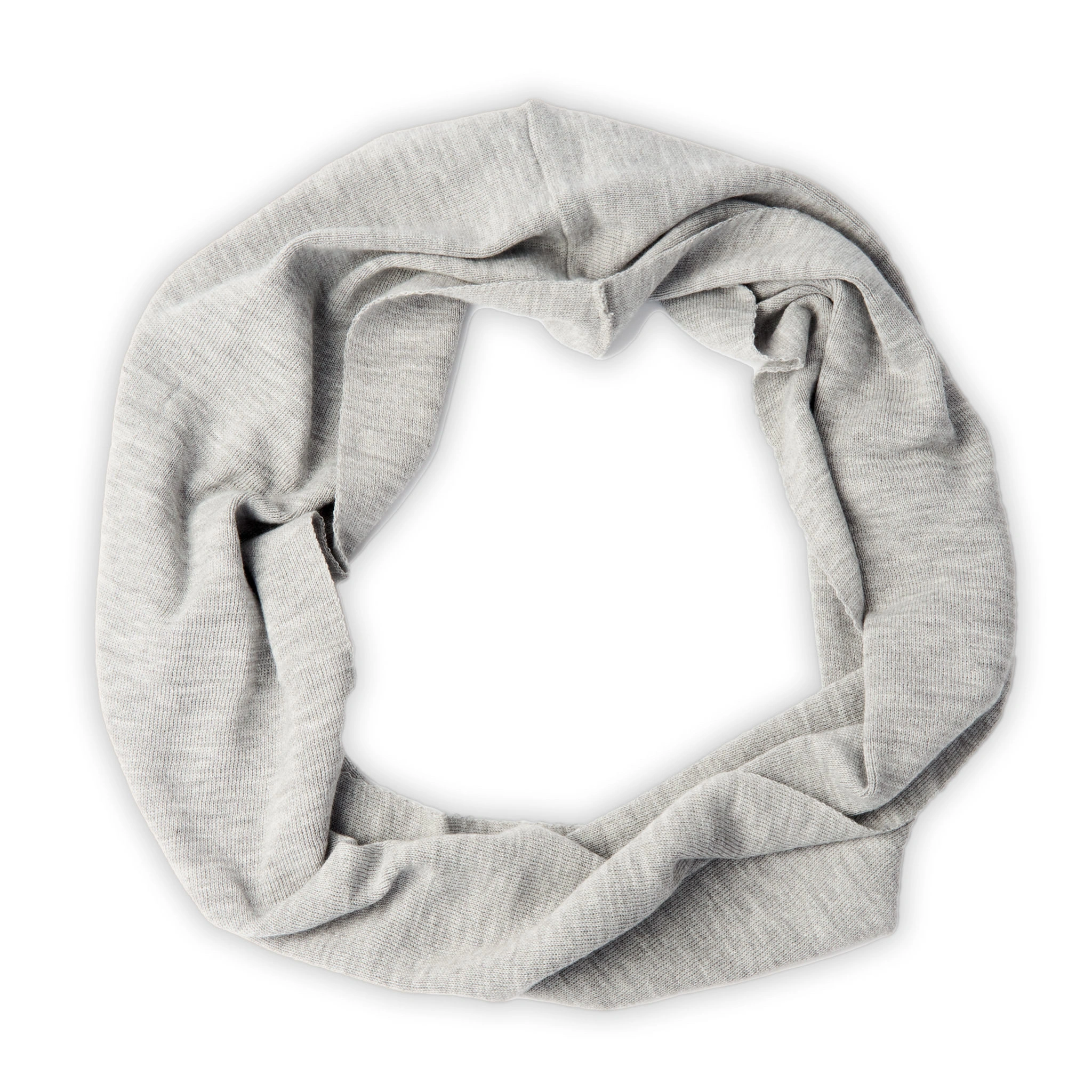 Gray Wool Beanie and Snood Set – Winter Knit Duo - Image 3